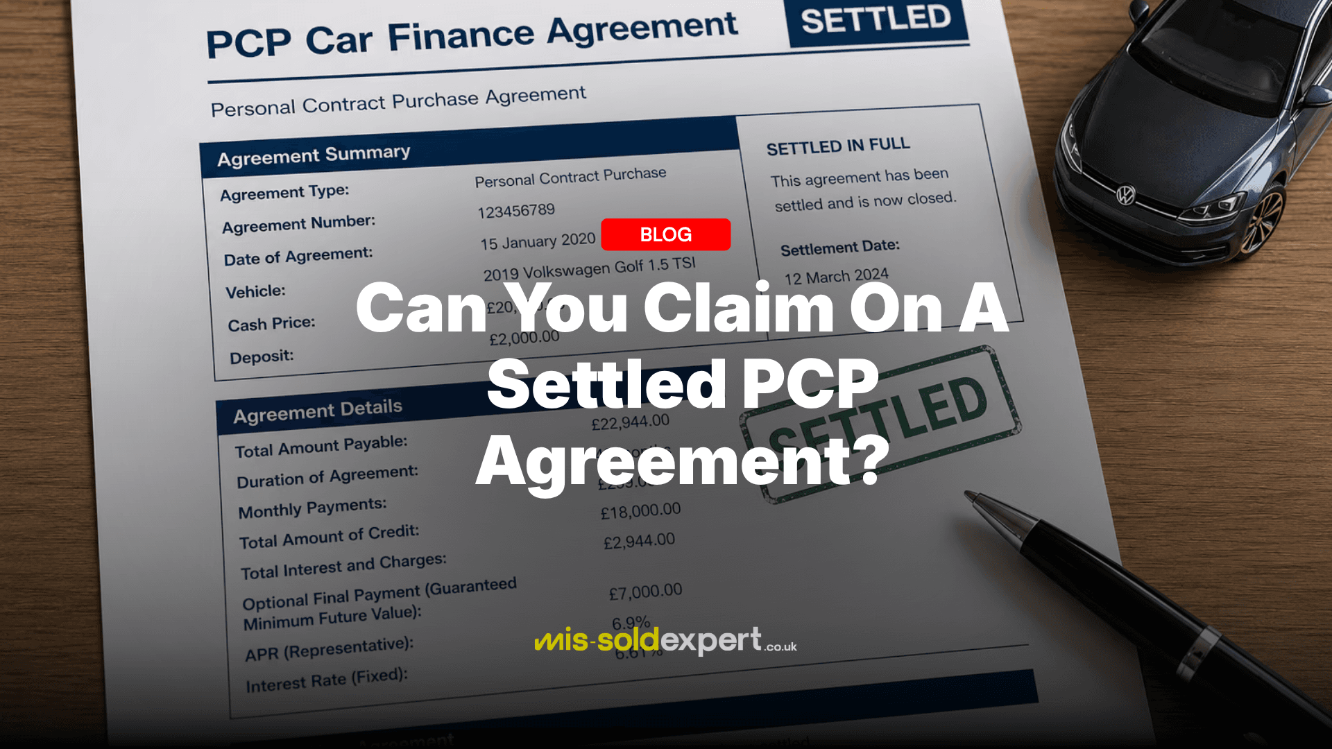 Can You Claim On A Settled PCP Agreement? - Mis-Sold Expert