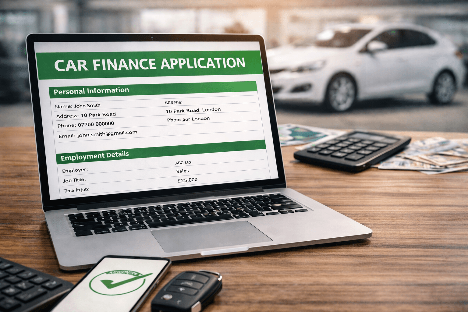 car finance application - Mis-Sold Expert