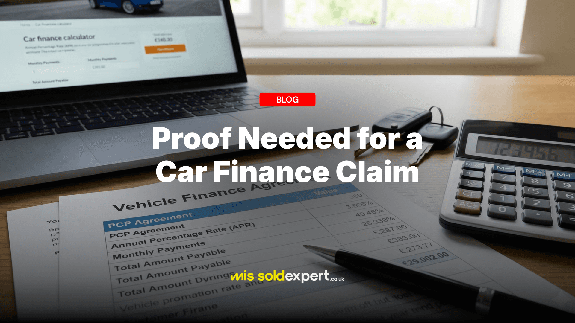 car finance documents