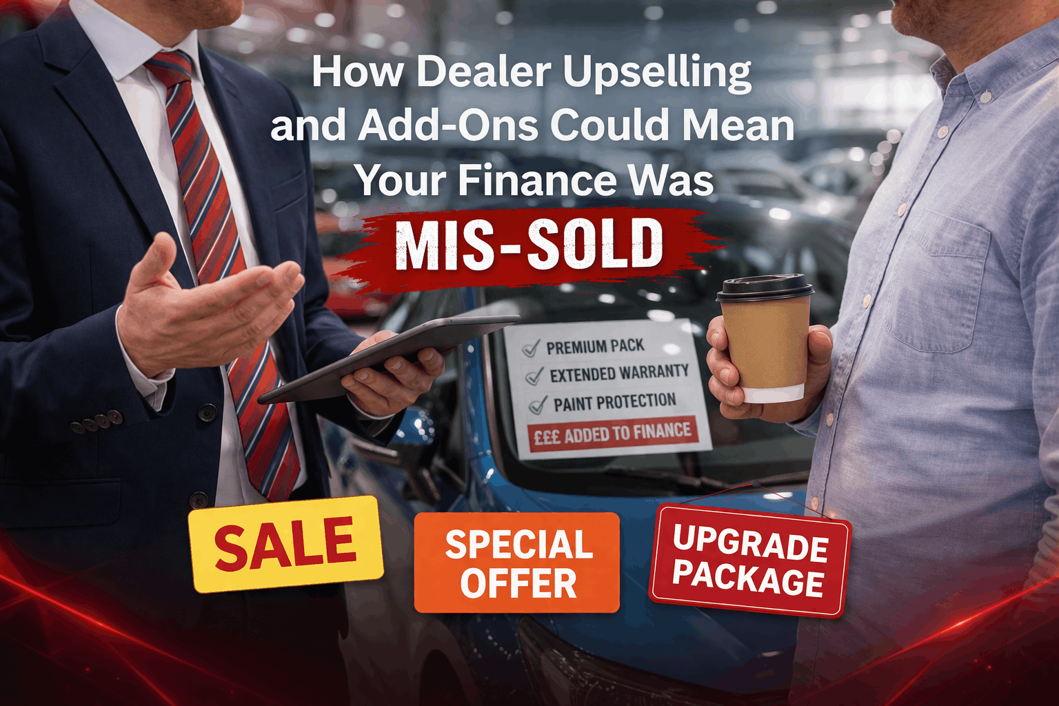 Dealer Upselling and Add-ons - Mis-Sold Expert
